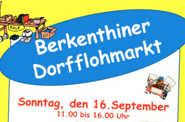 Berkenthiner Flohmarkt Am Sonntag, 16.09.2018