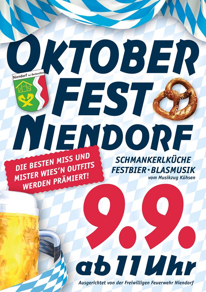 Traditionelles Oktoberfest In Niendorf Bei Berkenthin Am 09.09.2018