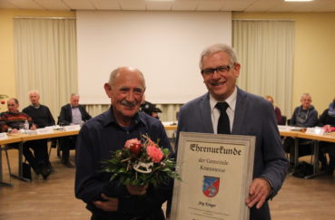 Jörg Krieger Mit Ehrenmedaille Der Gemeinde Krummesse Ausgezeichnet