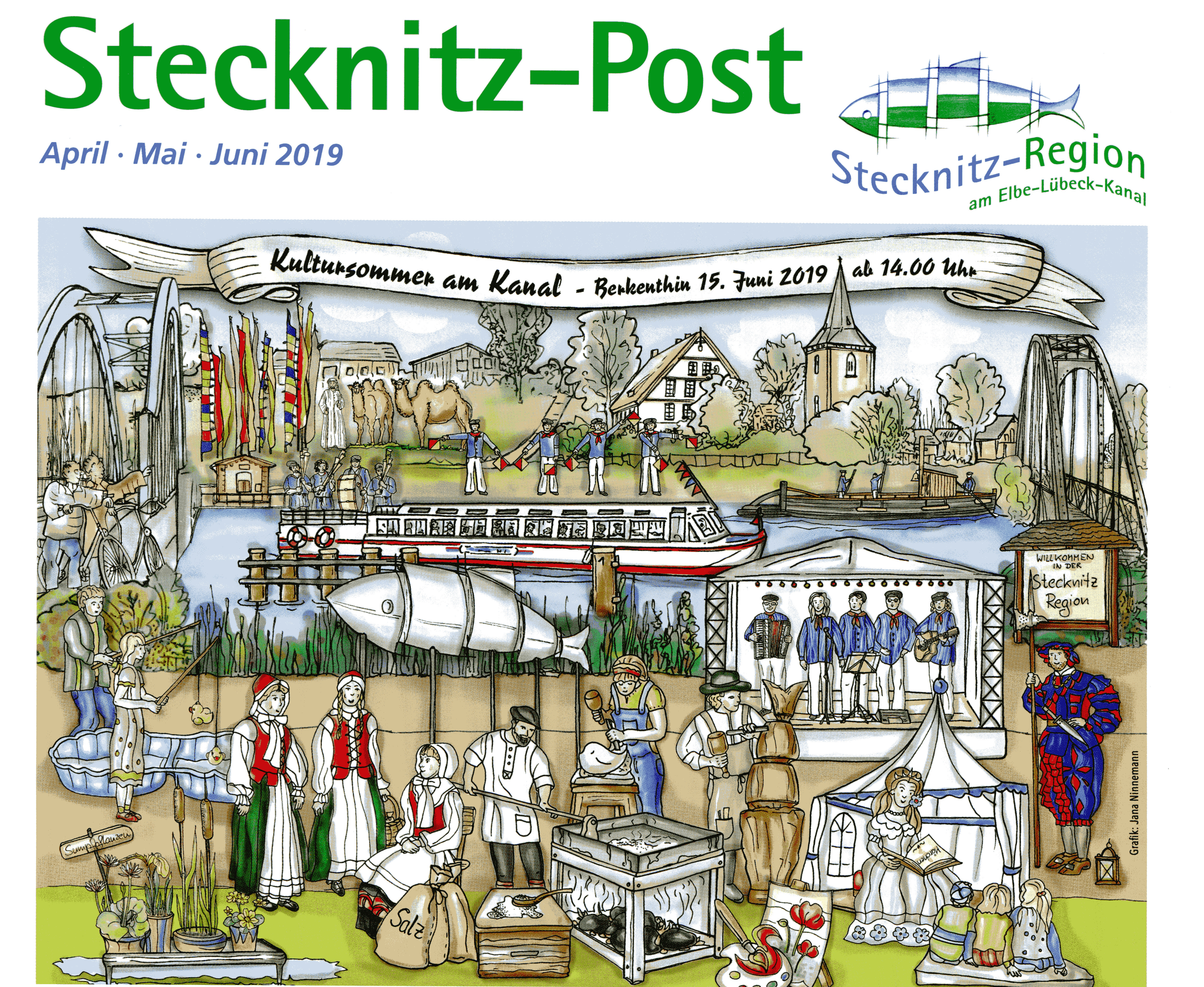 Neueste Ausgabe Der Stecknitz-Post Wird An Alle Haushalte In Den Gemeinden Der Stecknitz-Region Verteilt