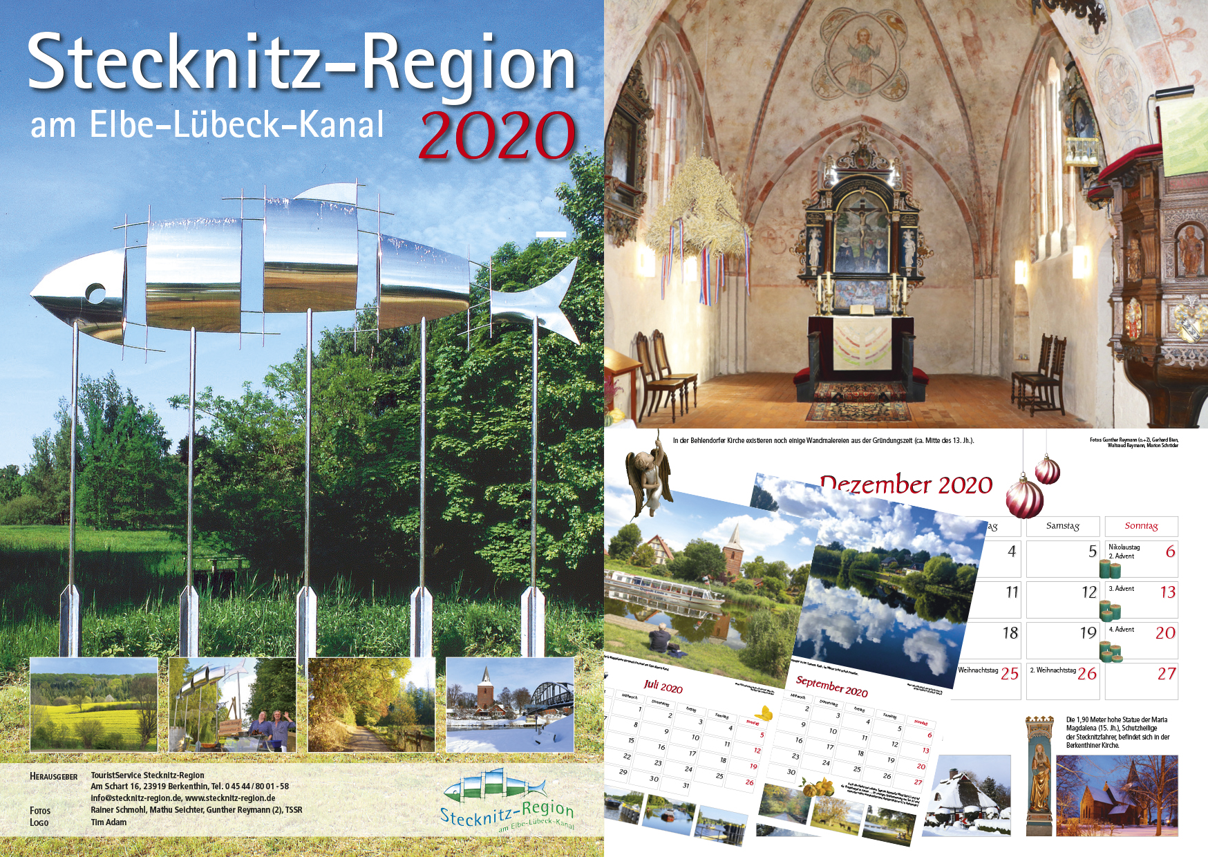 Neu: Kalender 2020 Mit über 60 Bildern Der Stecknitz-Region