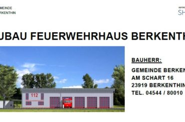 Neubau Feuerwehrhaus Berkenthin Startet