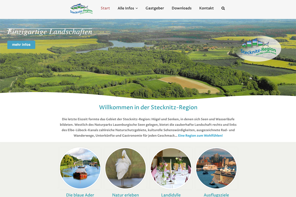 Neue Homepage Der Stecknitz-Region