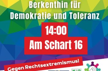 Veranstaltung Gegen Rechtsextremismus Am 25.05. – Treffen Um 14:00 Uhr Auf Dem Parkplatz Des Amtsverwaltungsgebäudes, Am Schart 16