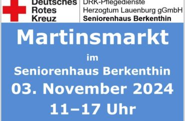 Martinsmarkt Im DRK-Seniorenhaus Berkenthin Am 03.11.