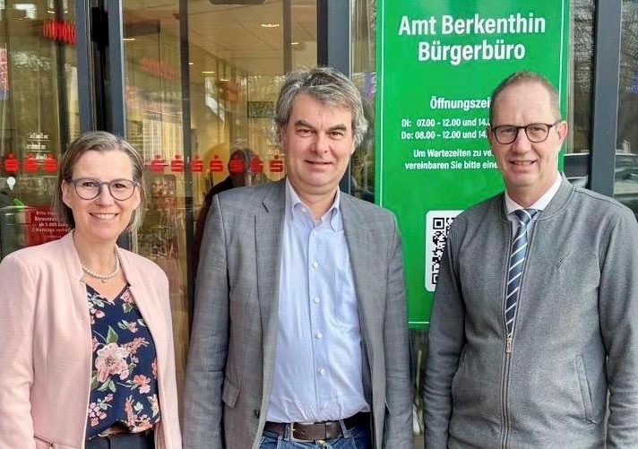 Landtagsabgeordneter Oliver Brandt Informierte Sich Zur Umsetzung Der Grundsteuerreform Im Amt Berkenthin
