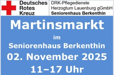 Martinsmarkt Im DRK-Seniorenhaus Berkenthin Am 02.11.