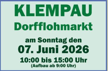 Klempauer Dorfflohmarkt Am Sonntag. 7. Juni 2026