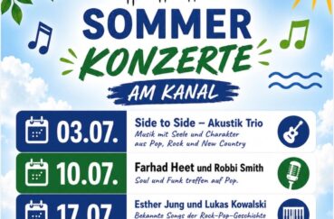 Berkenthin: Sommerkonzerte Am Kanal – Start Am 03.07.