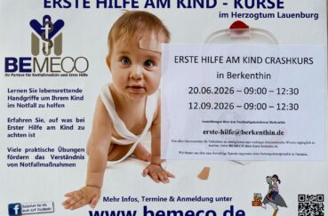 Erste Hilfe An Kind Am 12.09. – Es Sind Noch Plätze Frei!